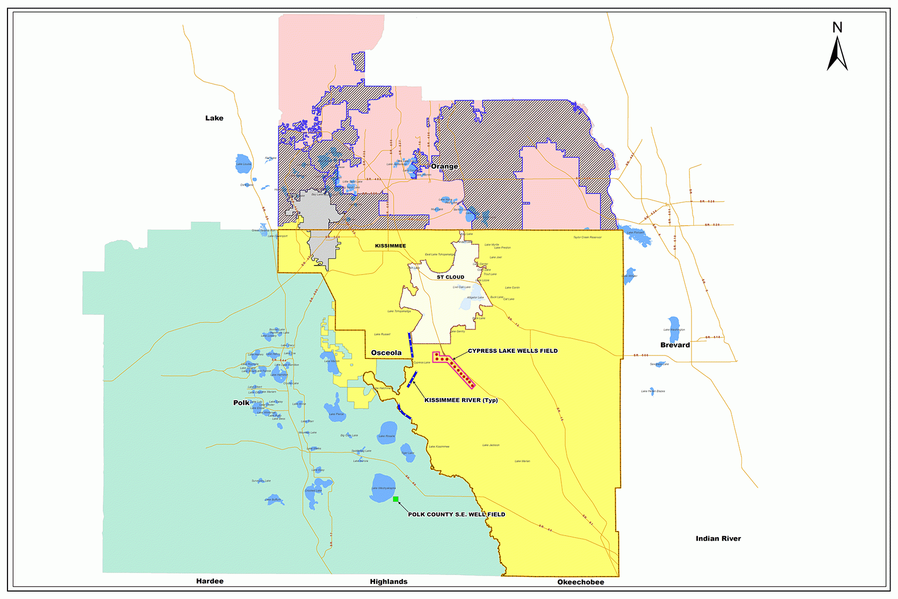 Service Area Map Mysite