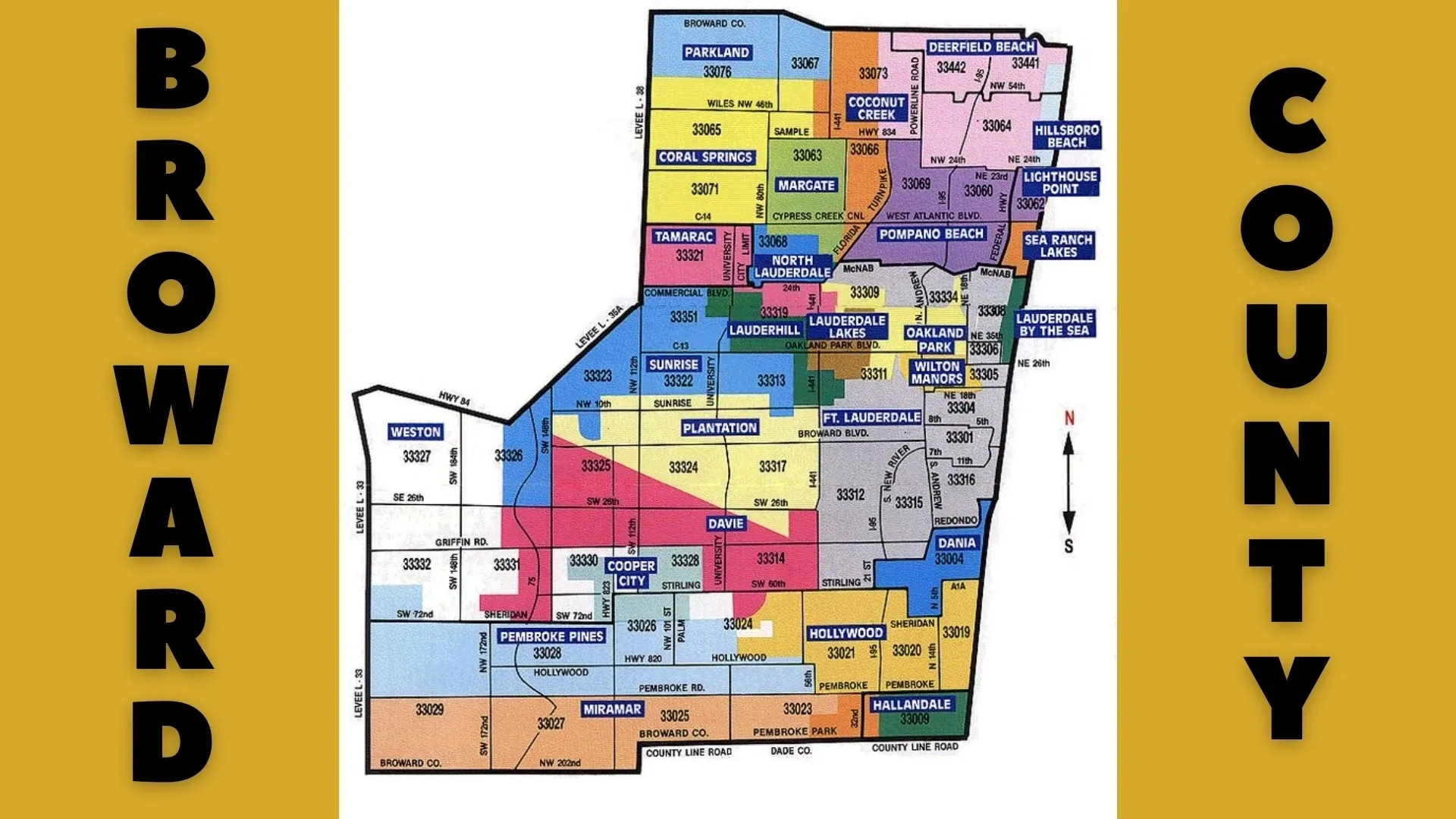 zip codes broward county map zip codes broward county map