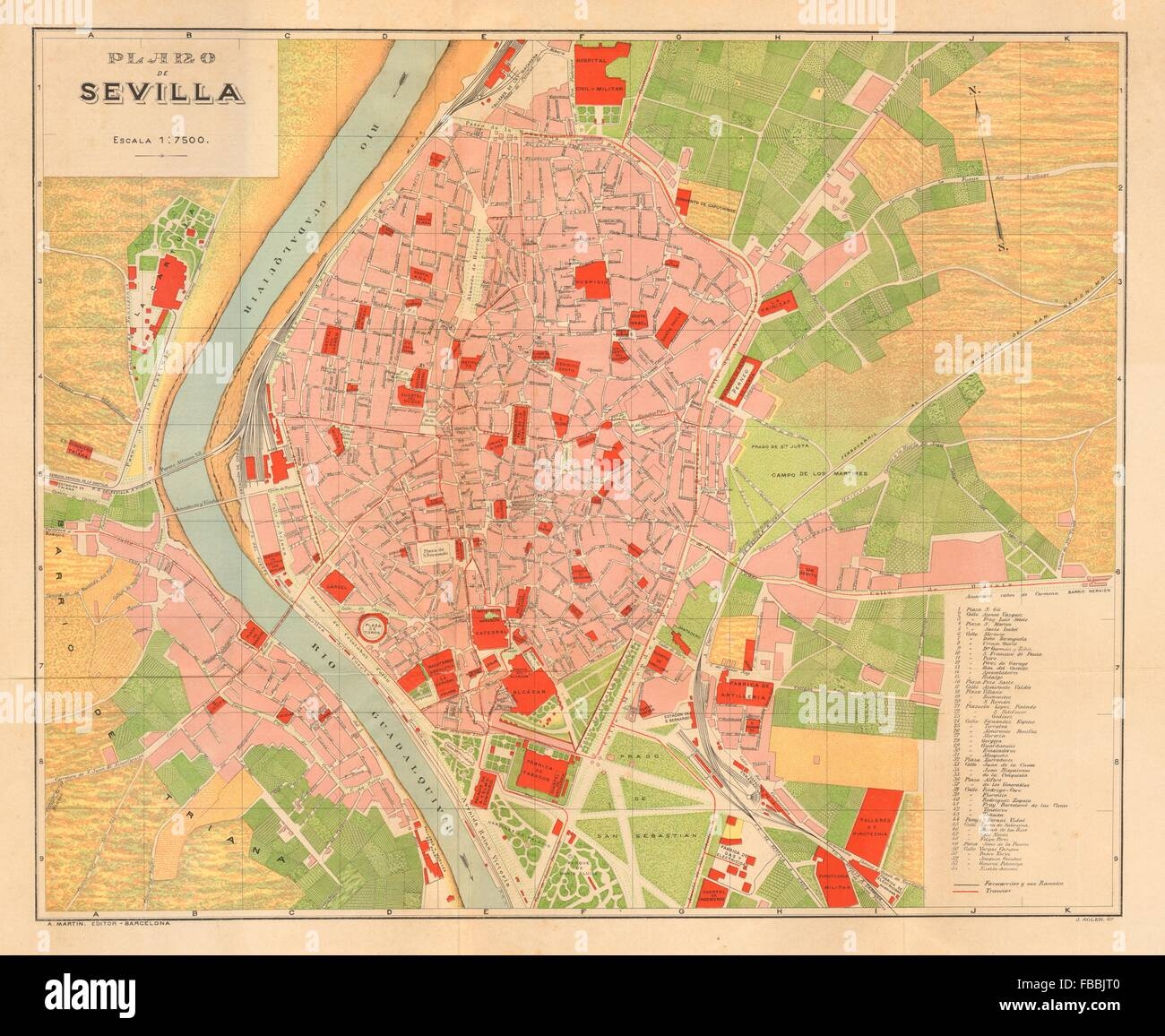 city map seville