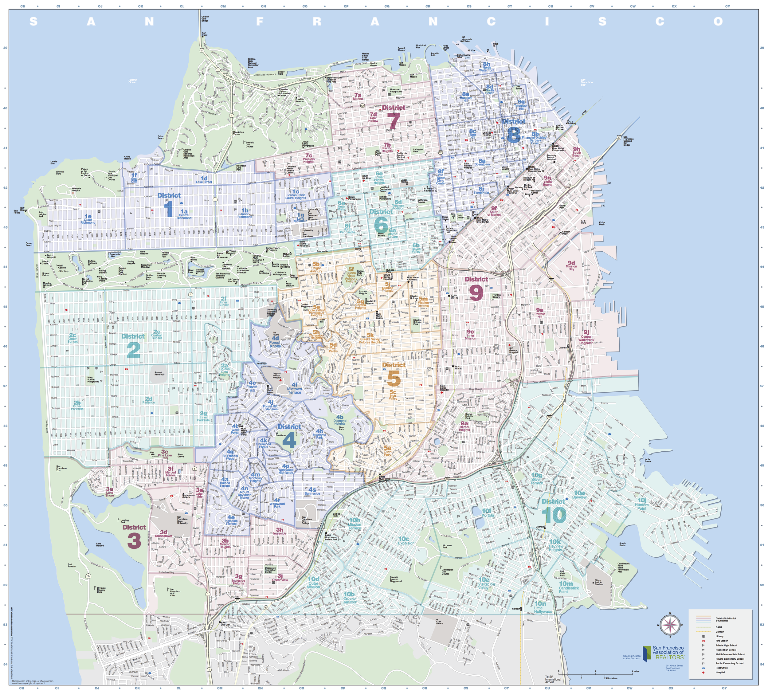 SF District Map HATCH REALTY GROUP SF District Map HATCH REALTY GROUP