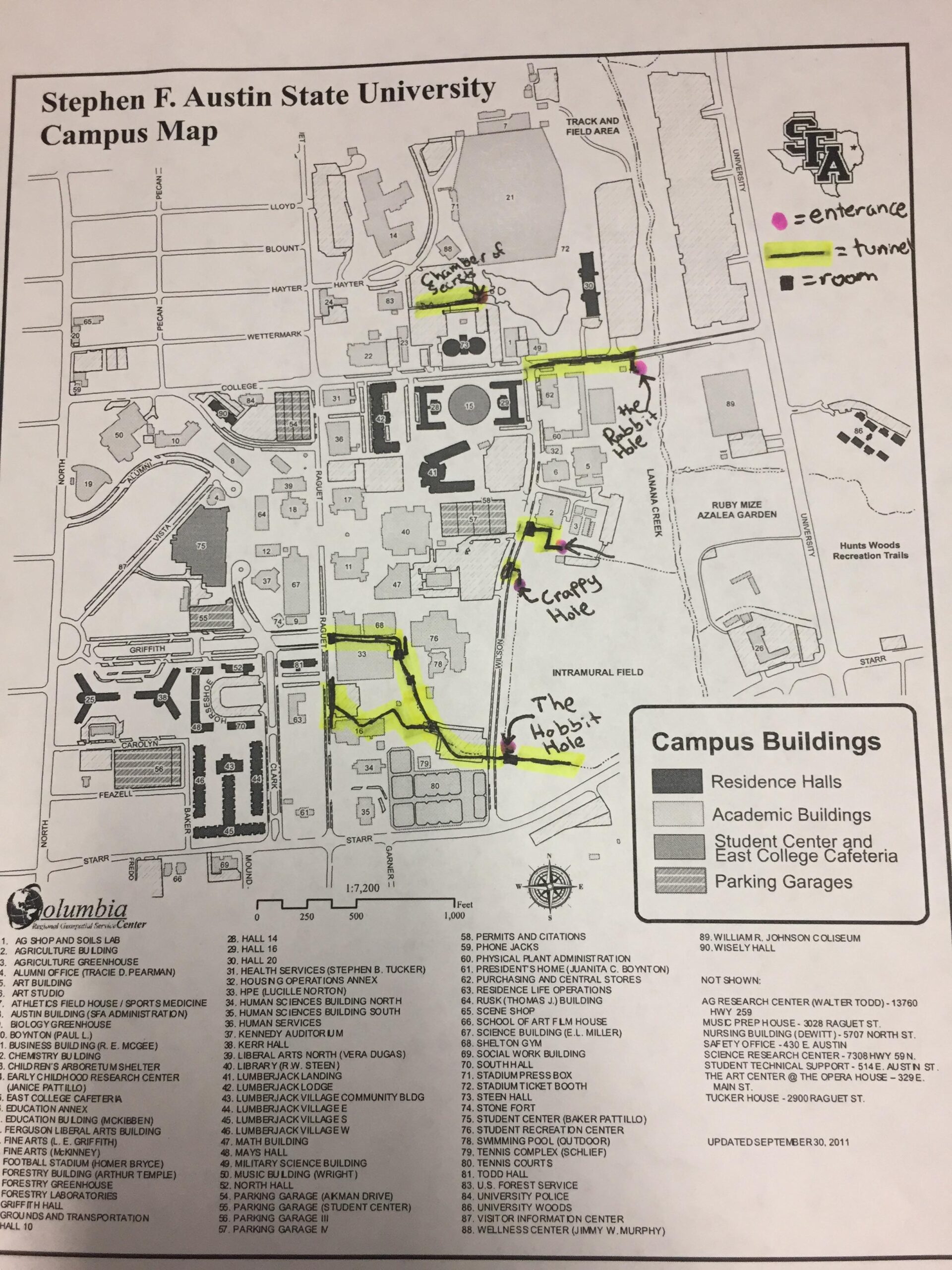 sfa campus map sfa campus map