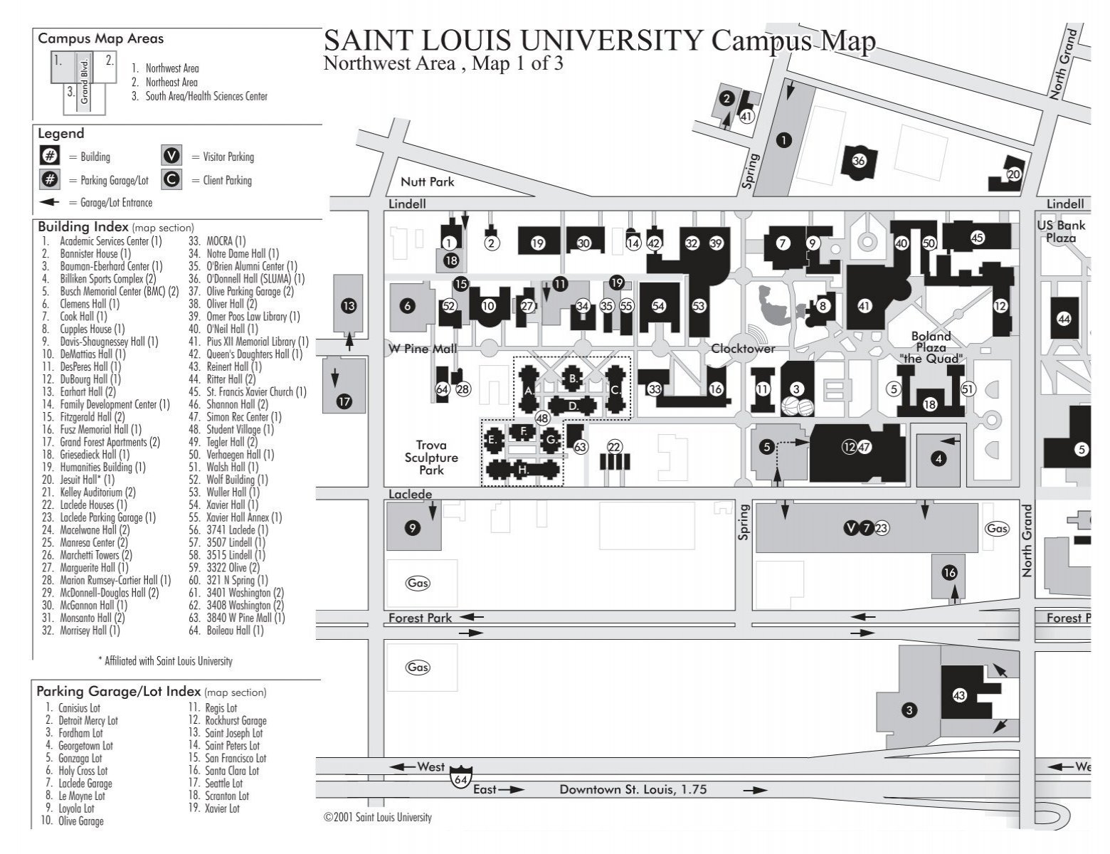 slu campus map