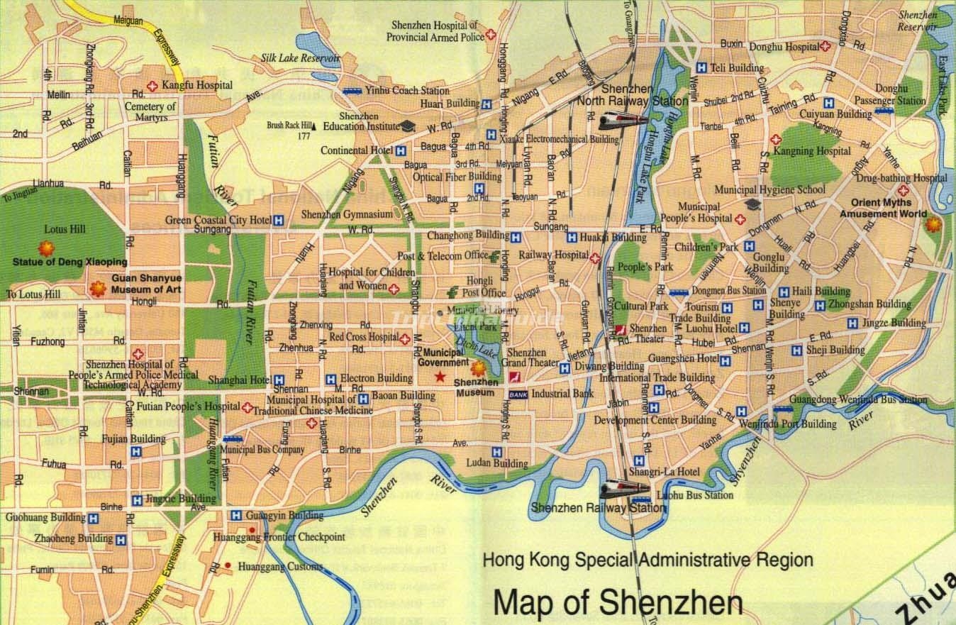 Shenzhen China Map Maps Of Shenzhen Shenzhen China Map Maps Of Shenzhen