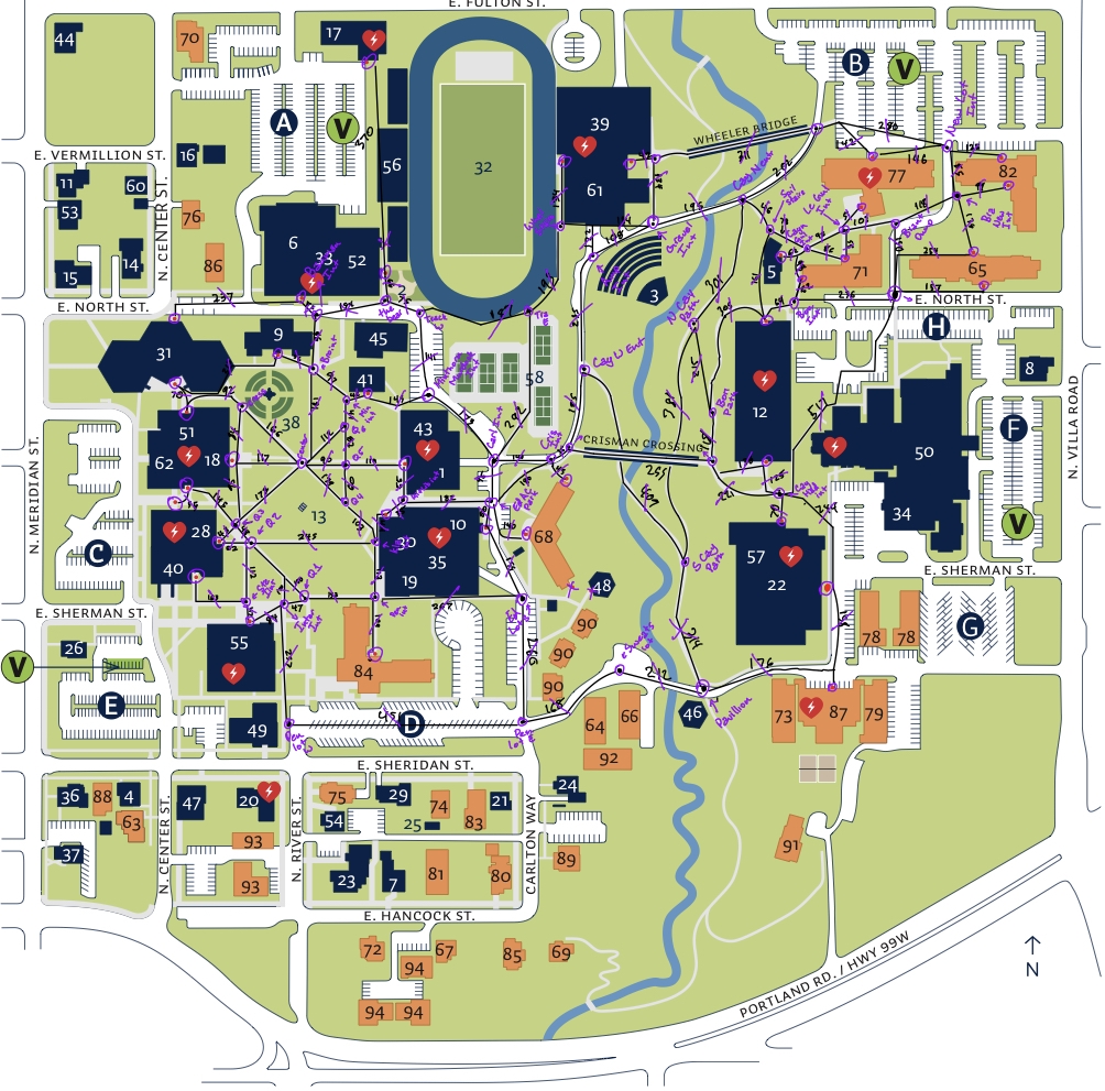 george fox campus map george fox campus map