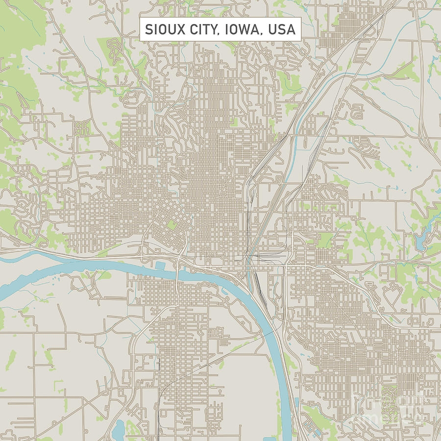 Sioux City Iowa US City Street Map Digital Art By Frank Ramspott Fine Art America Sioux City Iowa US City Street Map Digital Art By Frank Ramspott Fine Art America