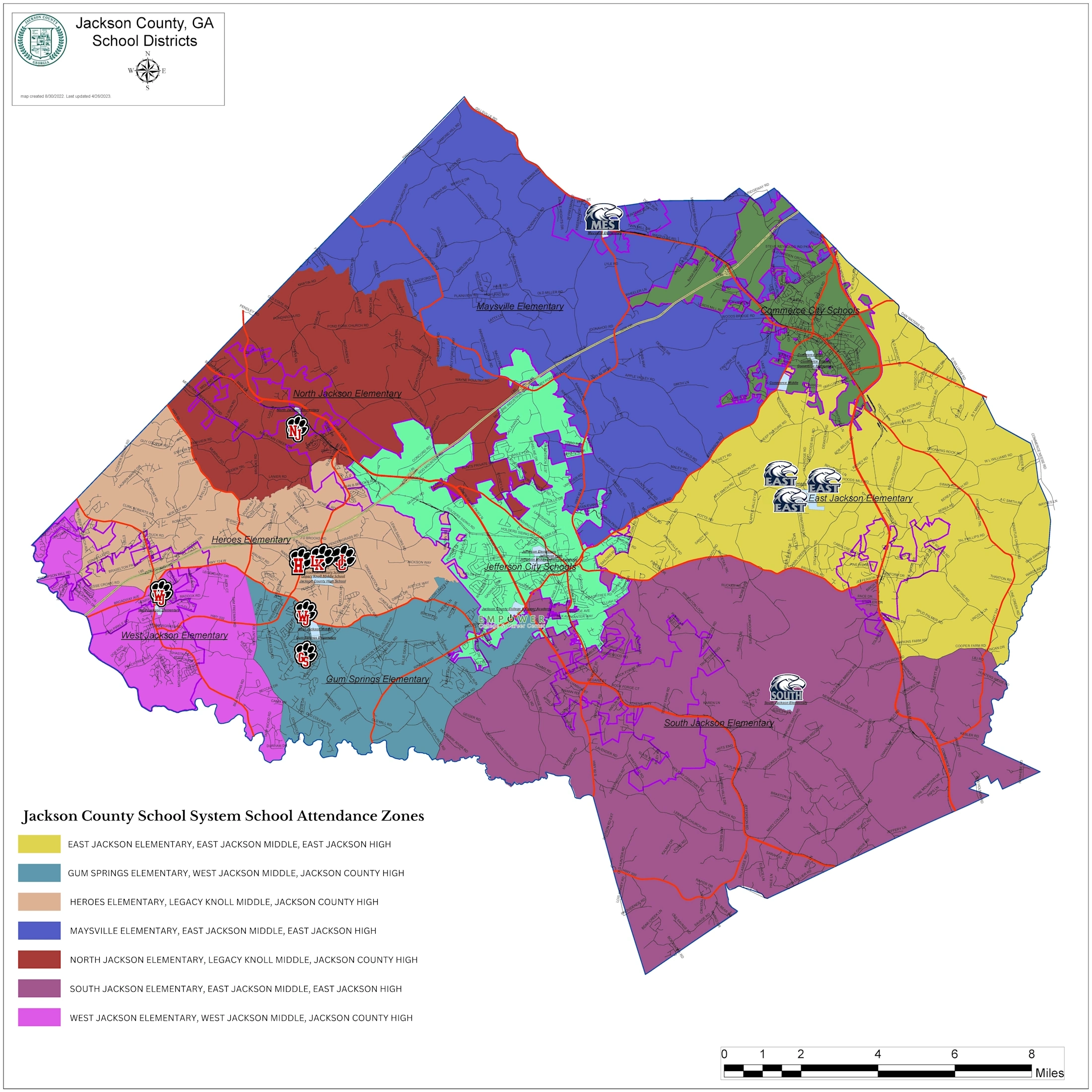 Site Map Jackson County School District