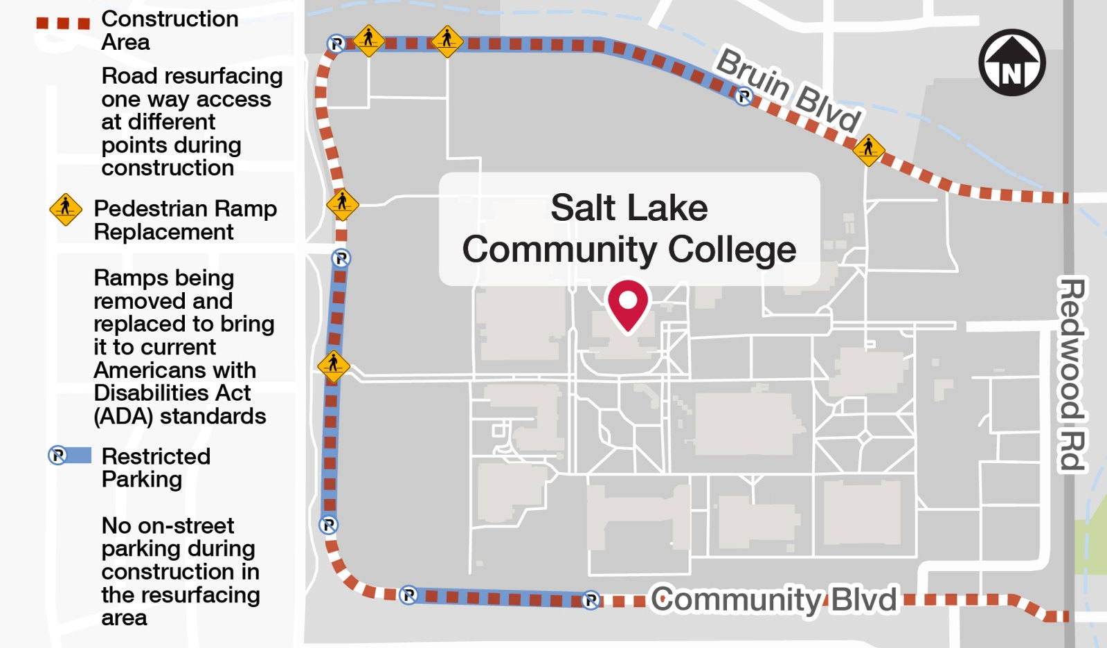 slcc taylorsville redwood campus map