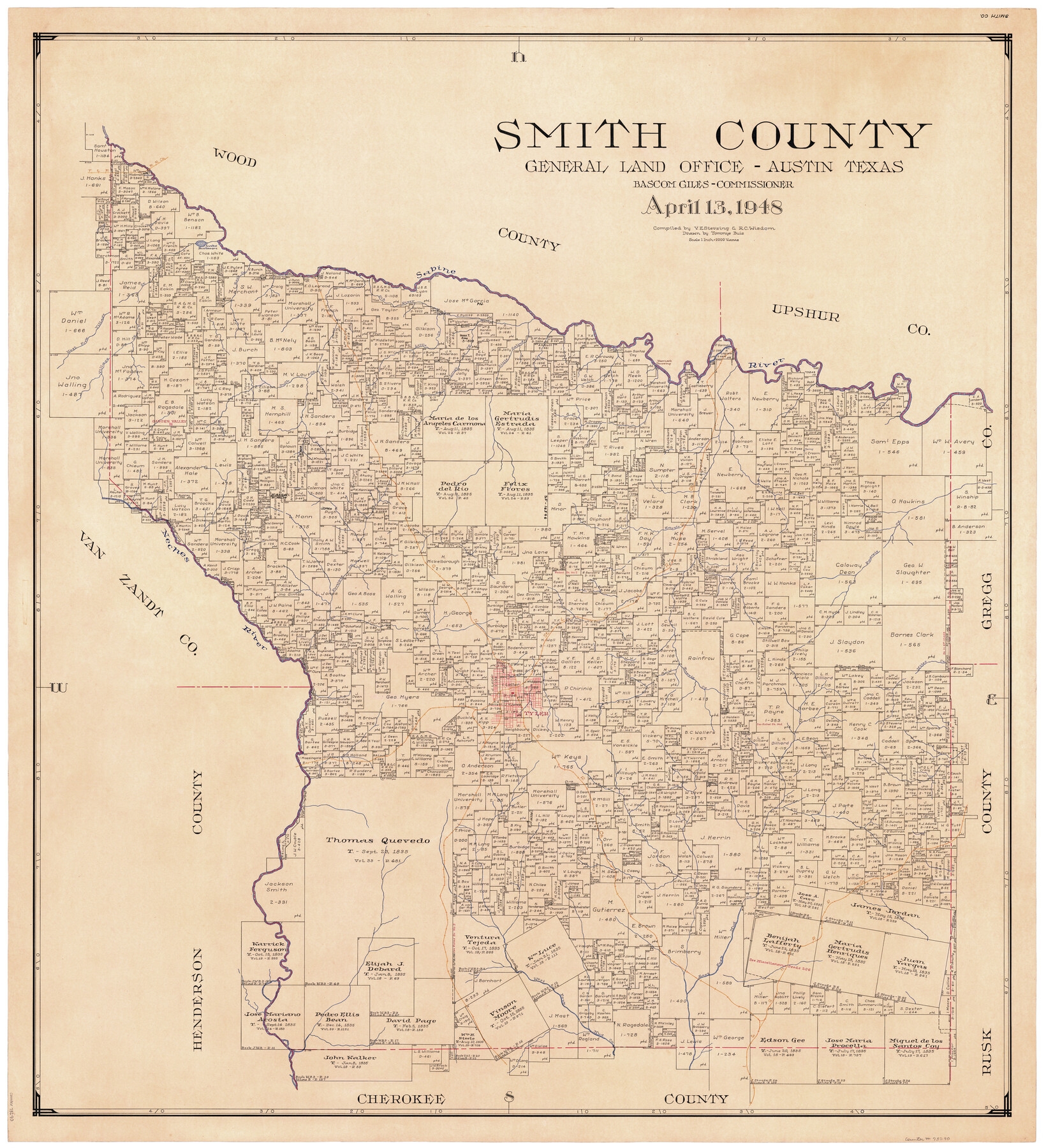 Smith County 73290 Smith County General Map Collection 73290 Smith County General Map Collection Search Results Search Texas GLO