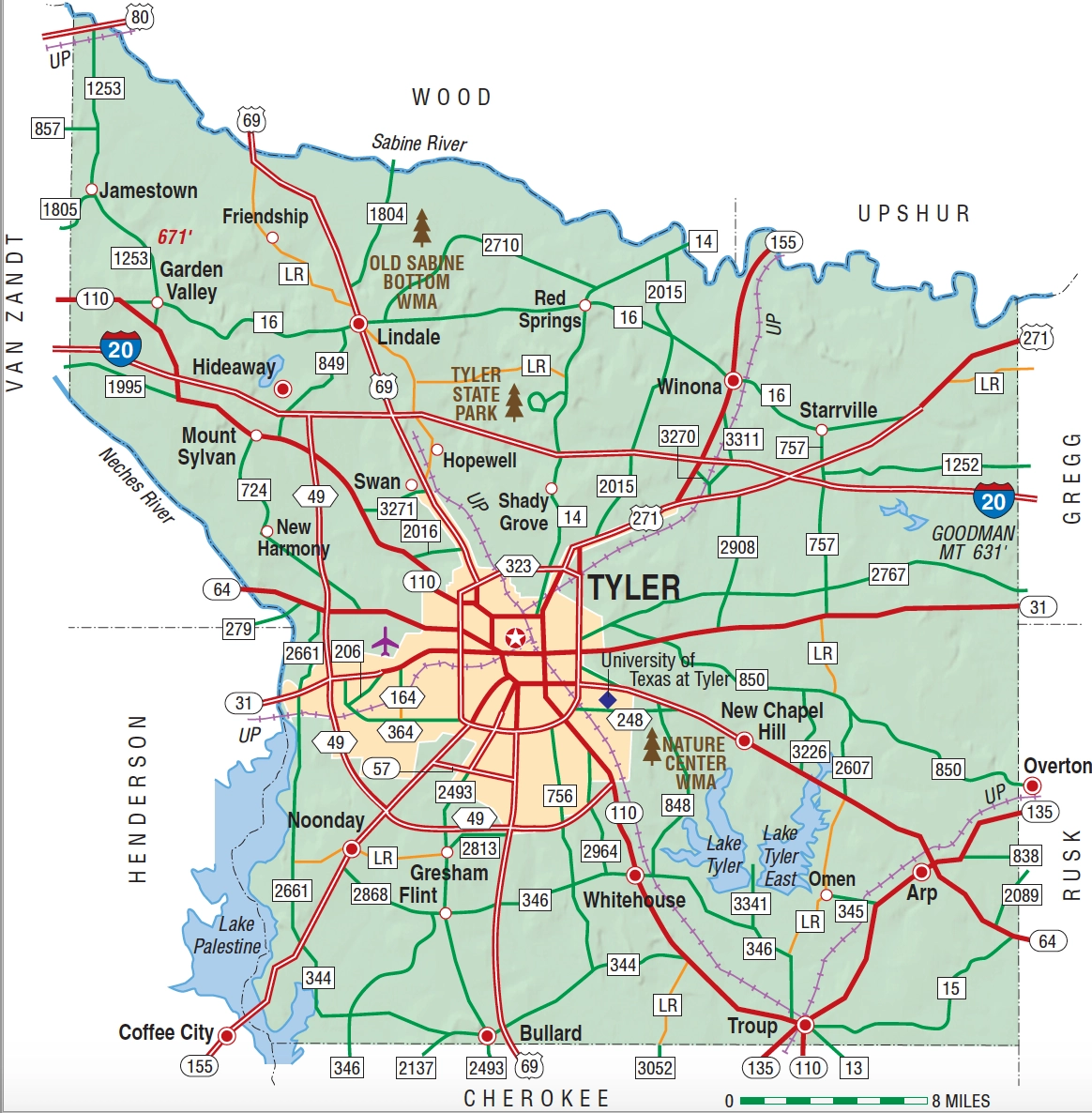 Smith County TX Almanac