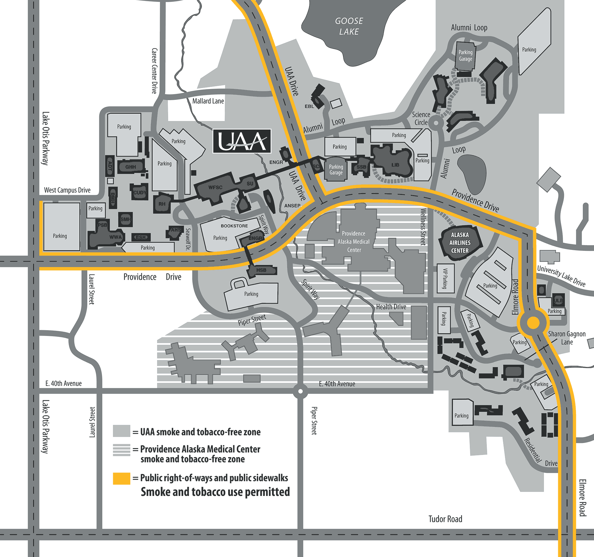 uaa campus map uaa campus map
