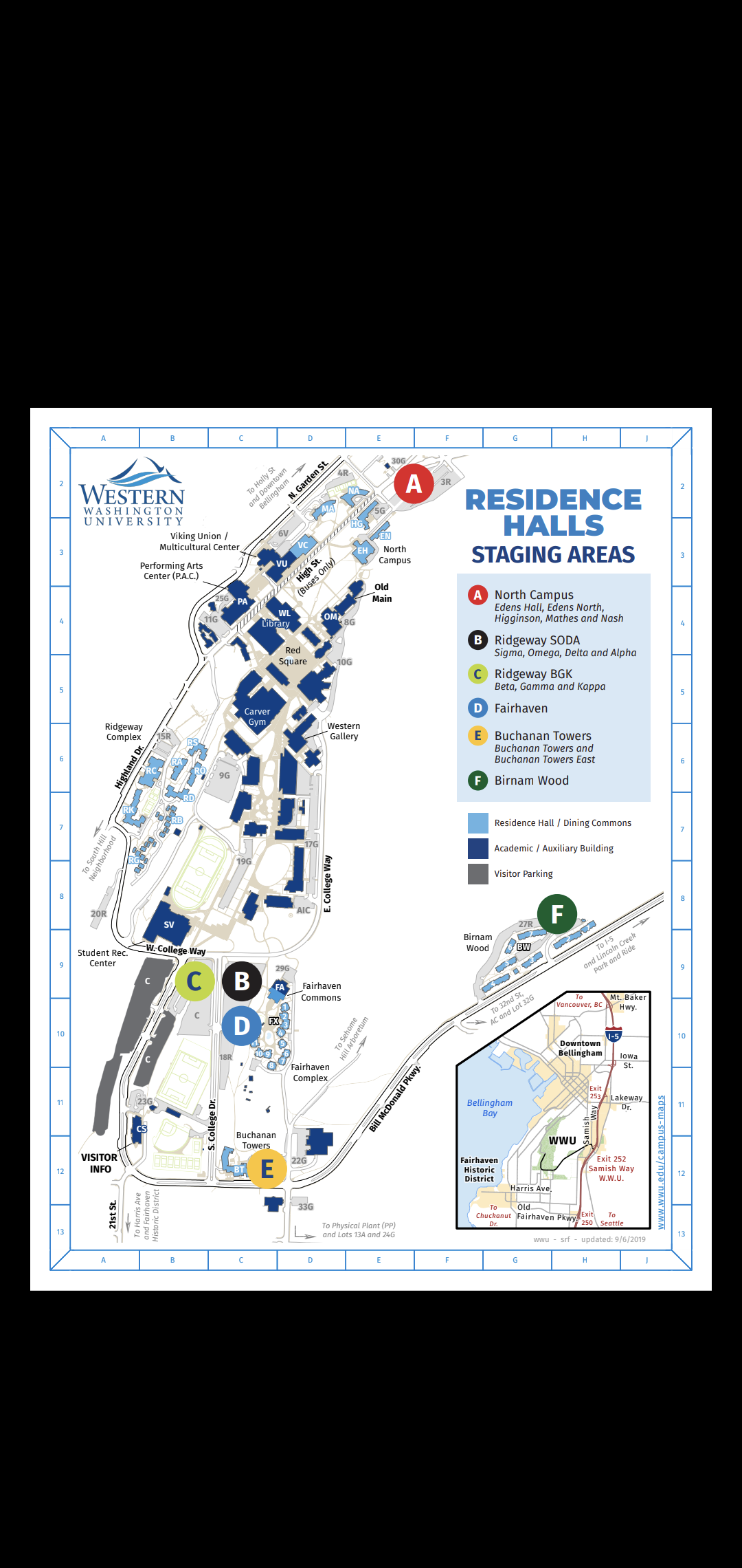 So I m A Bit Confused The move In Webinar Divides The Check In Station Into A For South Campus In Lot C And Then B For North Campus But The Included Map