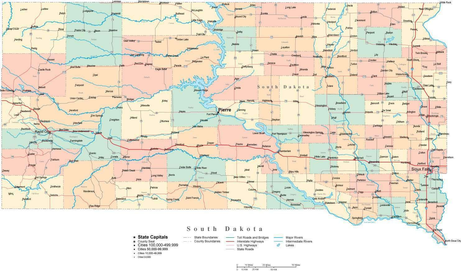 south dakota county maps south dakota county maps