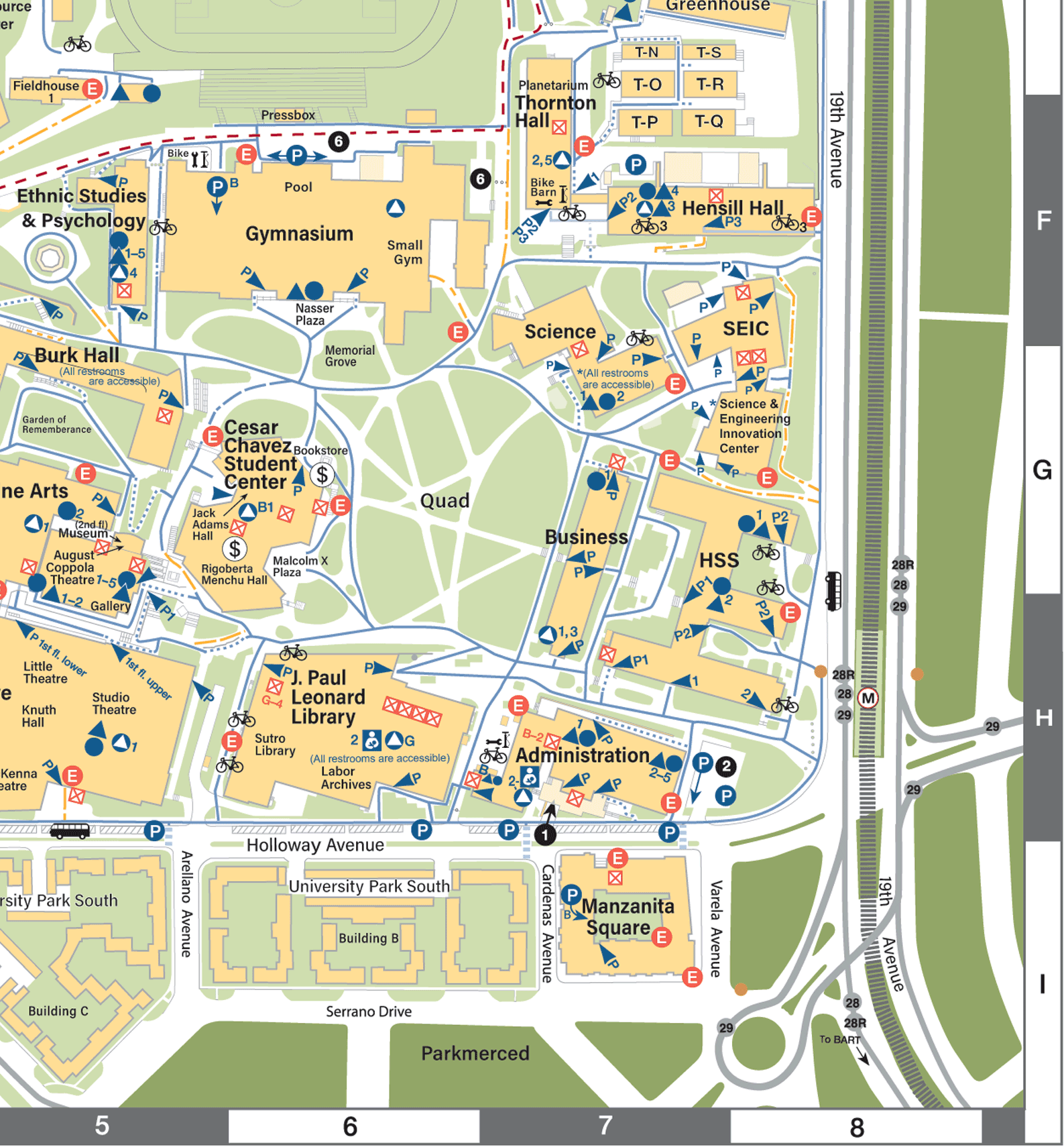 Southeast Quadrant Campus Maps Southeast Quadrant Campus Maps