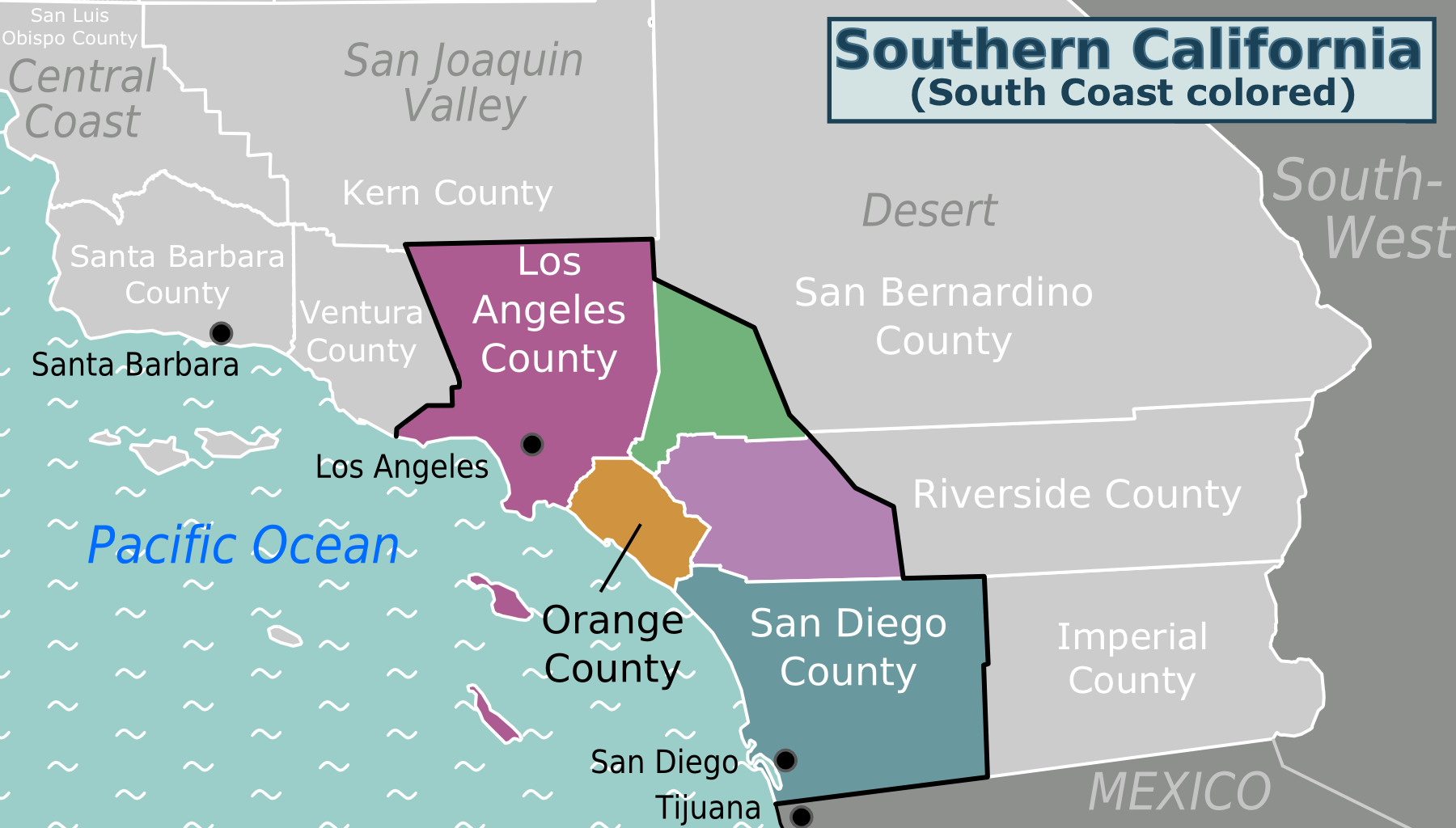 Southern California Travel Guide At Wikivoyage