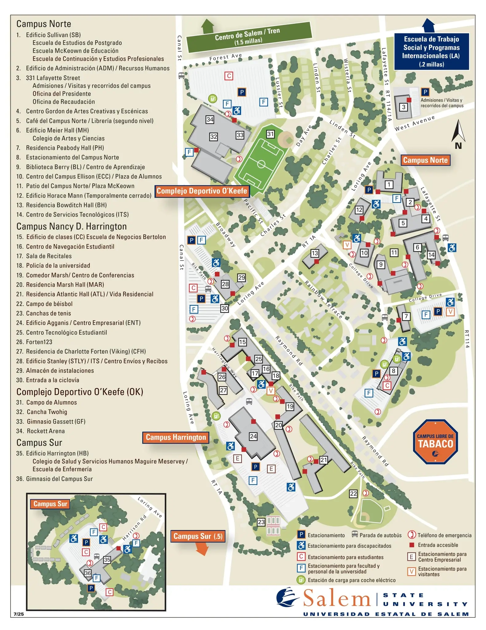 SSU Map Spanish By Salem State University Issuu