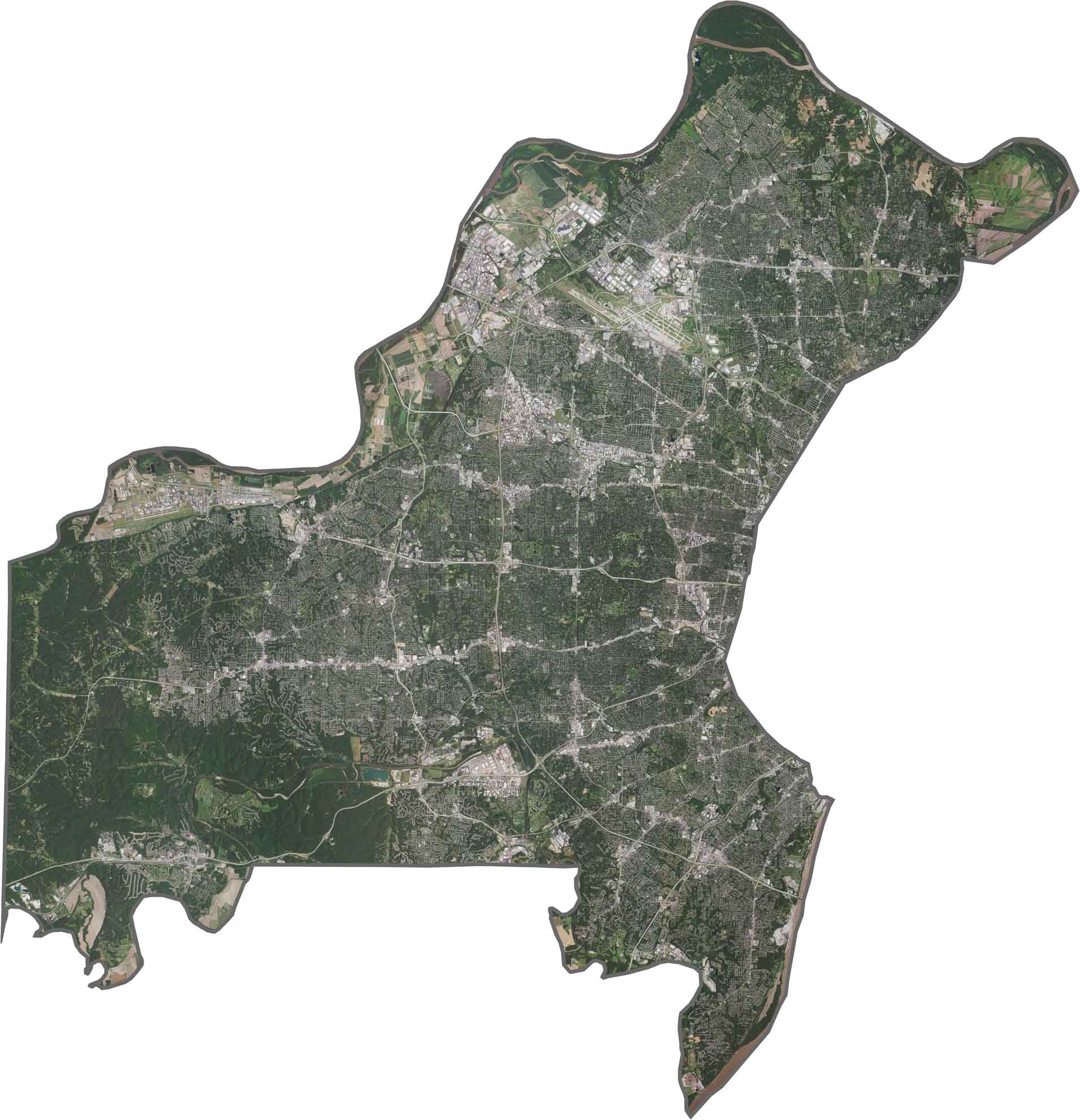 St Louis County Map Missouri US County Maps