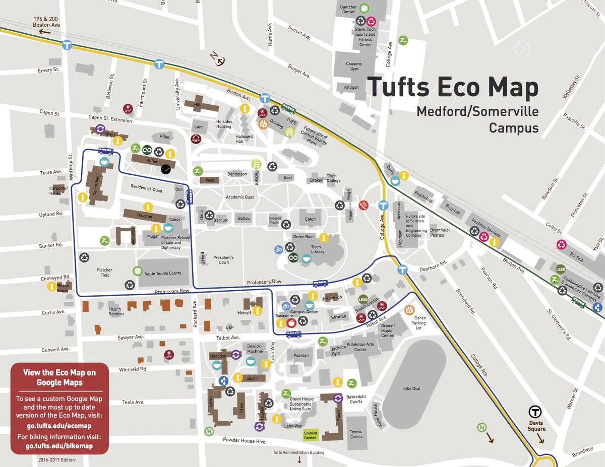 Start The school Year Off Right Using Our Eco Map Of The Medford Campus 
