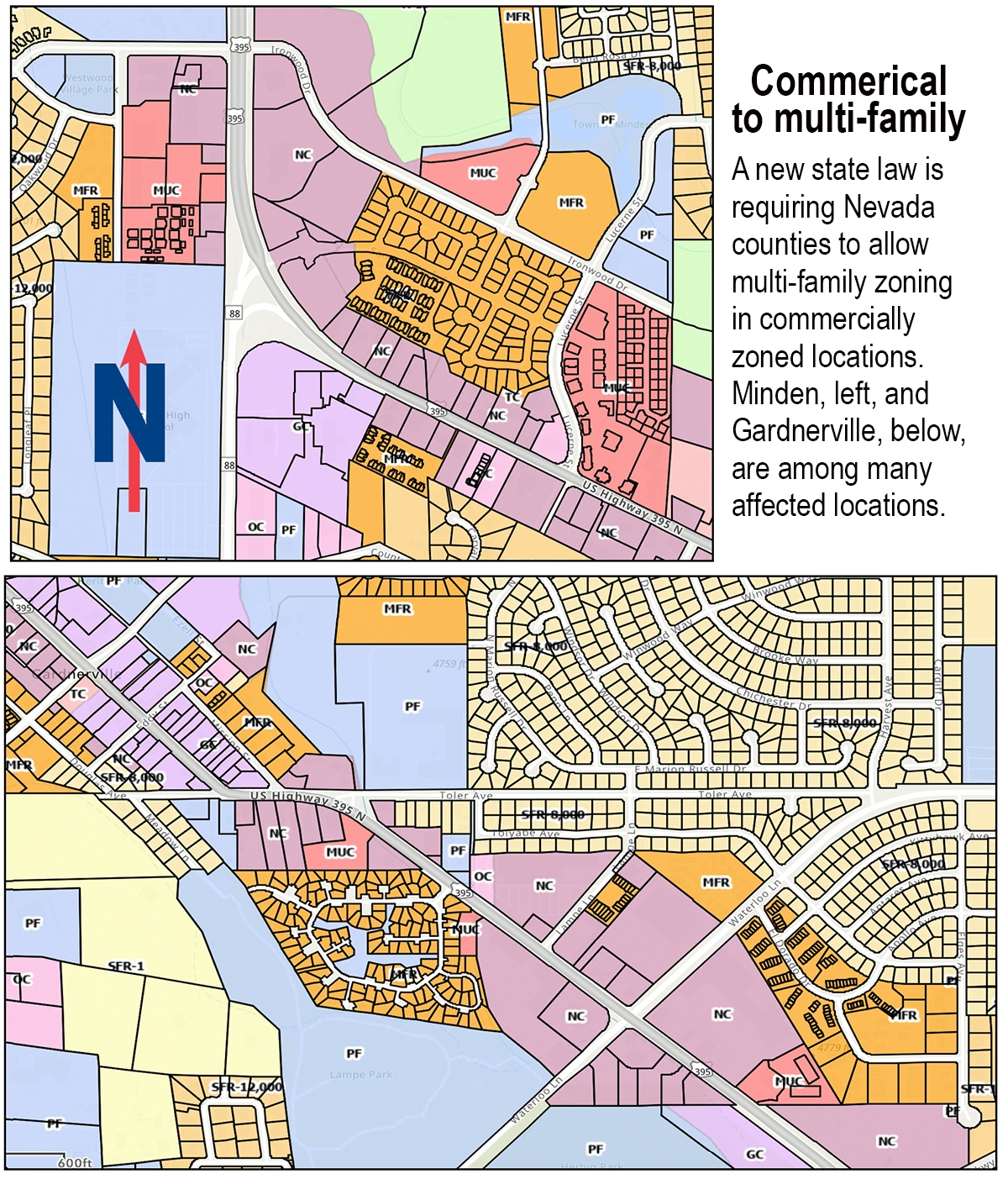 State Mandated Zone Change Could Increase Multi family Serving Minden Gardnerville And Carson Valley