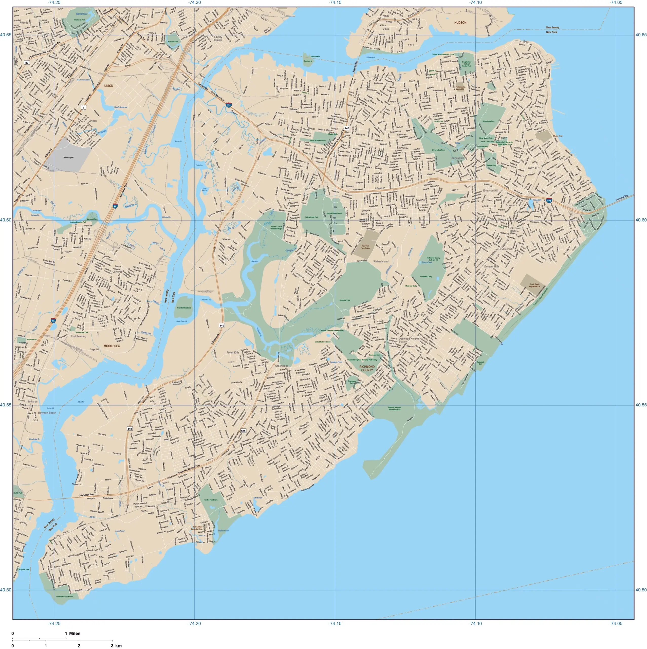 new york city map staten island new york city map staten island