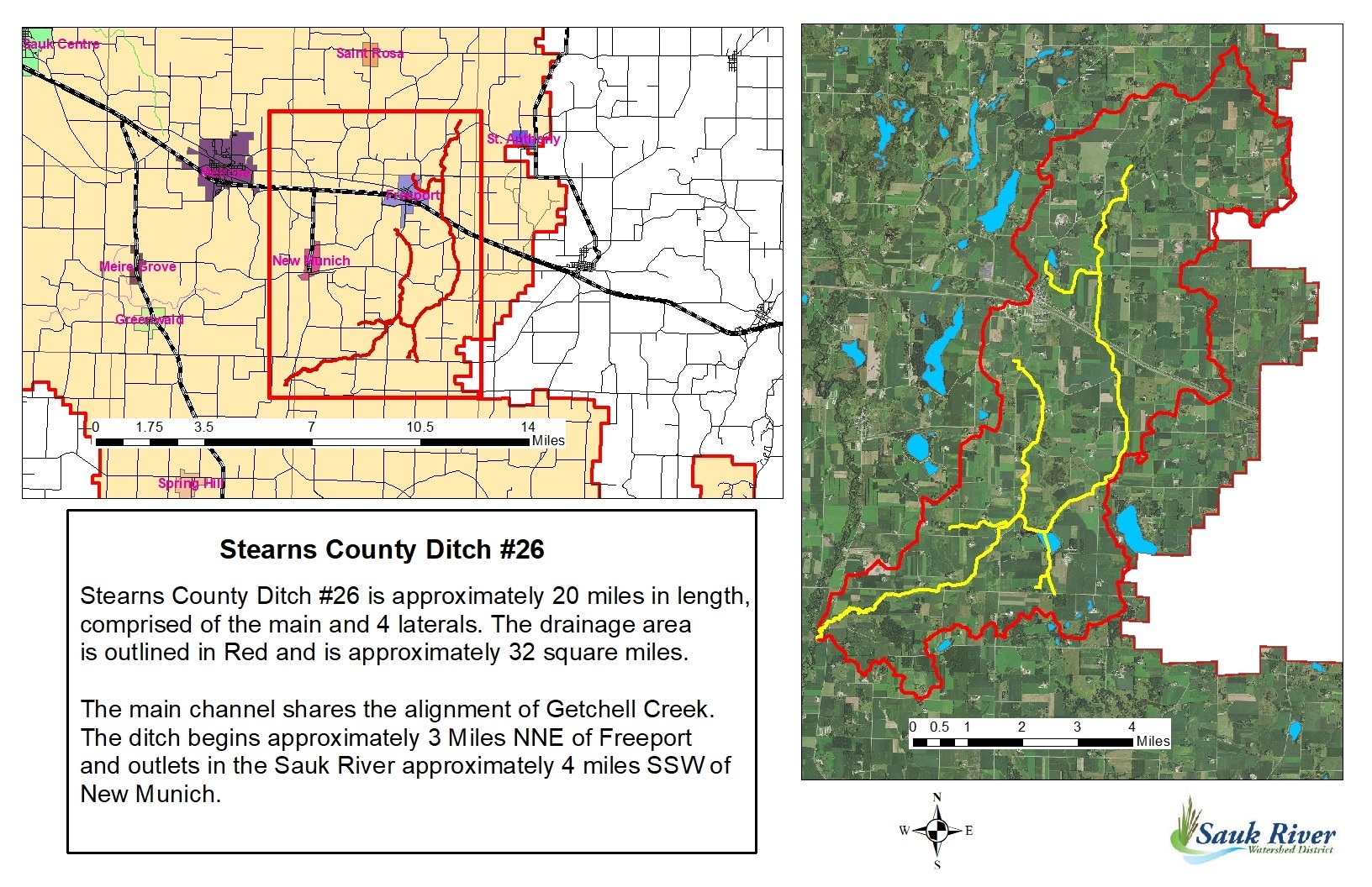 Stearns County Ditch 26 Sauk River Watershed District Stearns County Ditch 26 Sauk River Watershed District