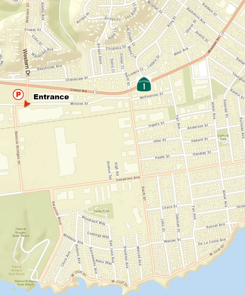 Street Map Of Santa Cruz U S Geological Survey