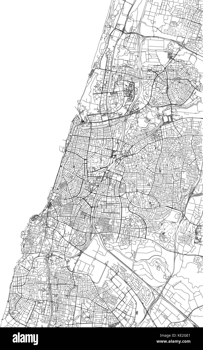 Streets Of Tel Aviv City Map Israel Stock Vector Image Art Alamy Streets Of Tel Aviv City Map Israel Stock Vector Image Art Alamy