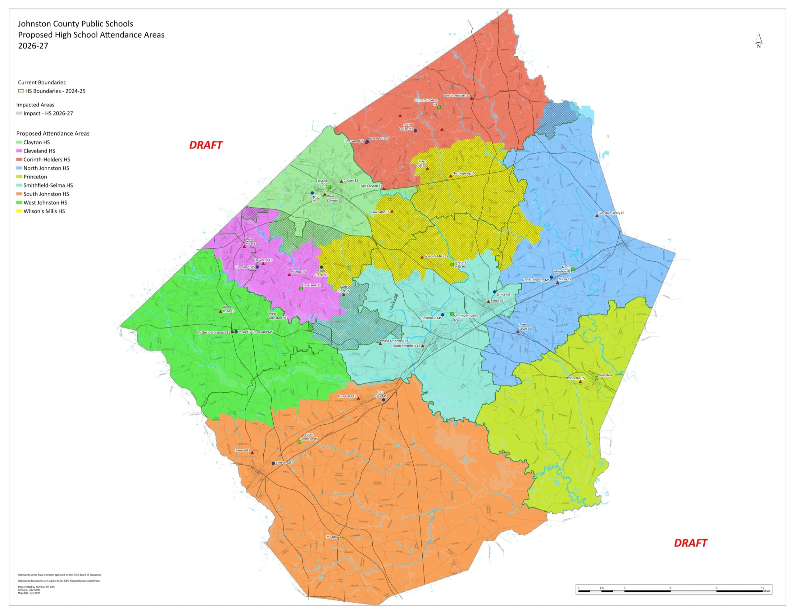 Student Assignment Maps Johnston County Public Schools