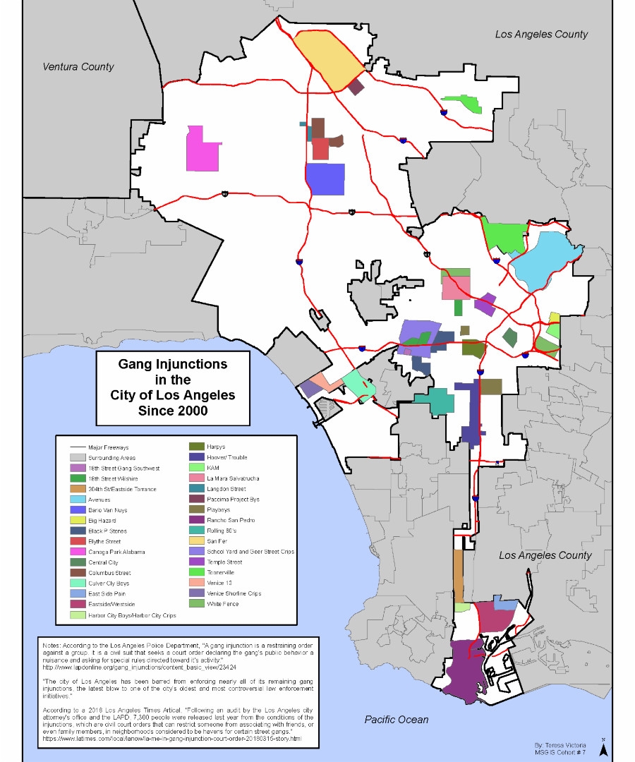 Student Map Showcase Competition Gang Injunctions In The City Of Los Angeles Since 2000 By Teresa Victoria MSGISci Student CSULBGeography CSULB Geography MapMonday GIS Cartography Map Mapping Maps Student Map Showcase Competition Gang Injunctions In The City Of Los Angeles Since 2000 By Teresa Victoria MSGISci Student CSULBGeography CSULB Geography MapMonday GIS Cartography Map Mapping Maps