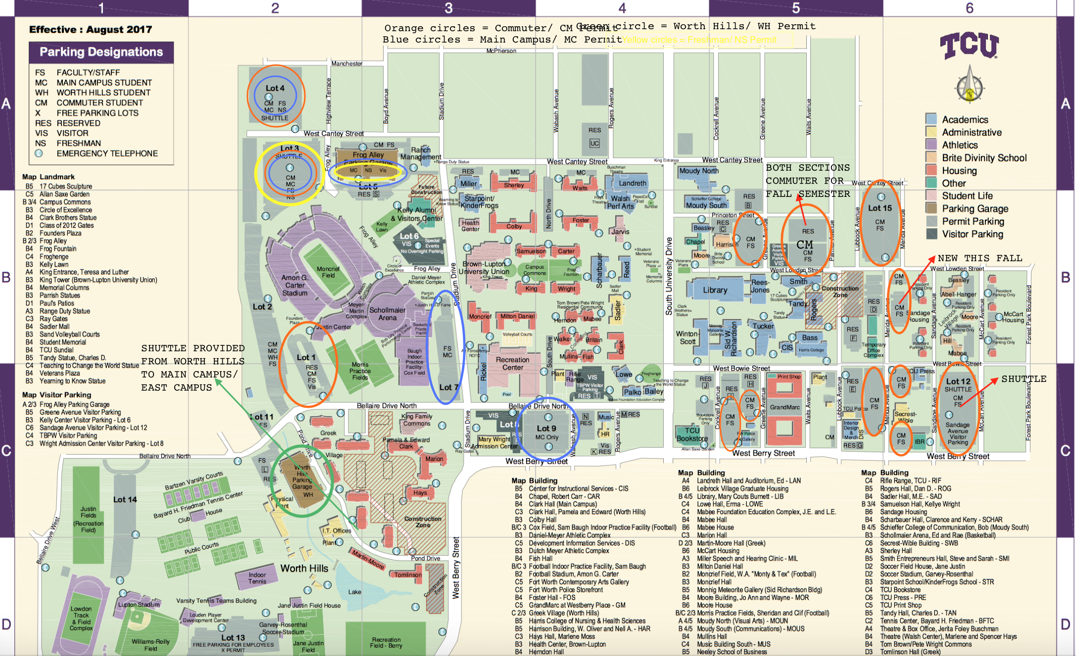 Students Struggle To Navigate Finished Lot TCU 360 Students Struggle To Navigate Finished Lot TCU 360