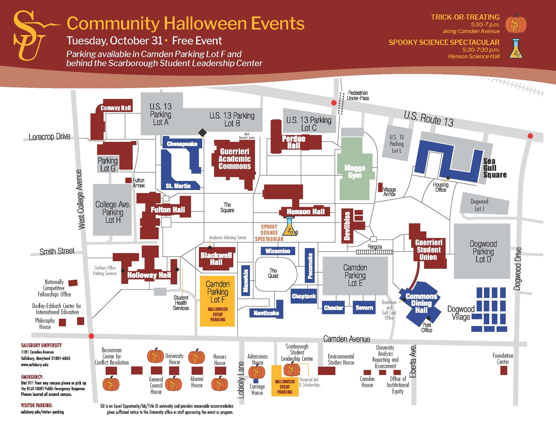 SU Hosts Community Halloween Activities October 31 Thursday October 12 2023 Salisbury University News