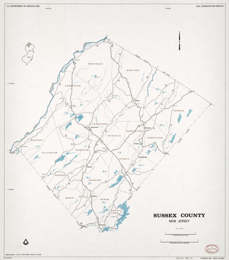 Sussex County New Jersey Library Of Congress
