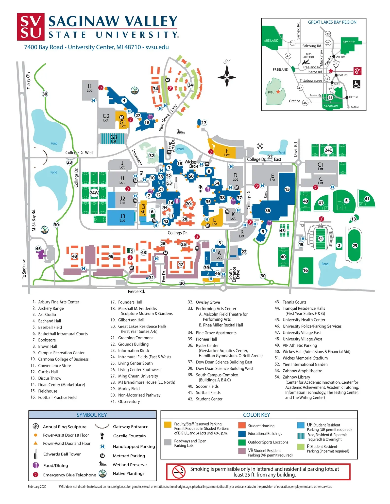 SVSU Campus Map By Saginaw Valley State University Issuu SVSU Campus Map By Saginaw Valley State University Issuu