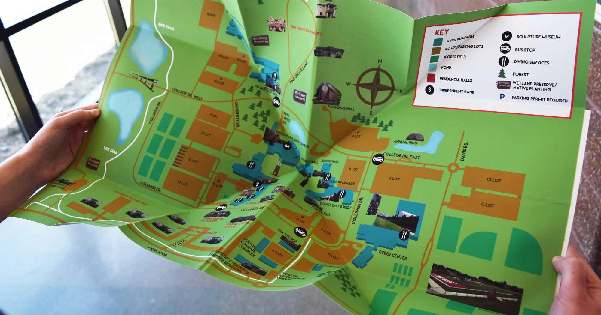SVSU Campus Map Emily Phillips Designs SVSU Campus Map Emily Phillips Designs