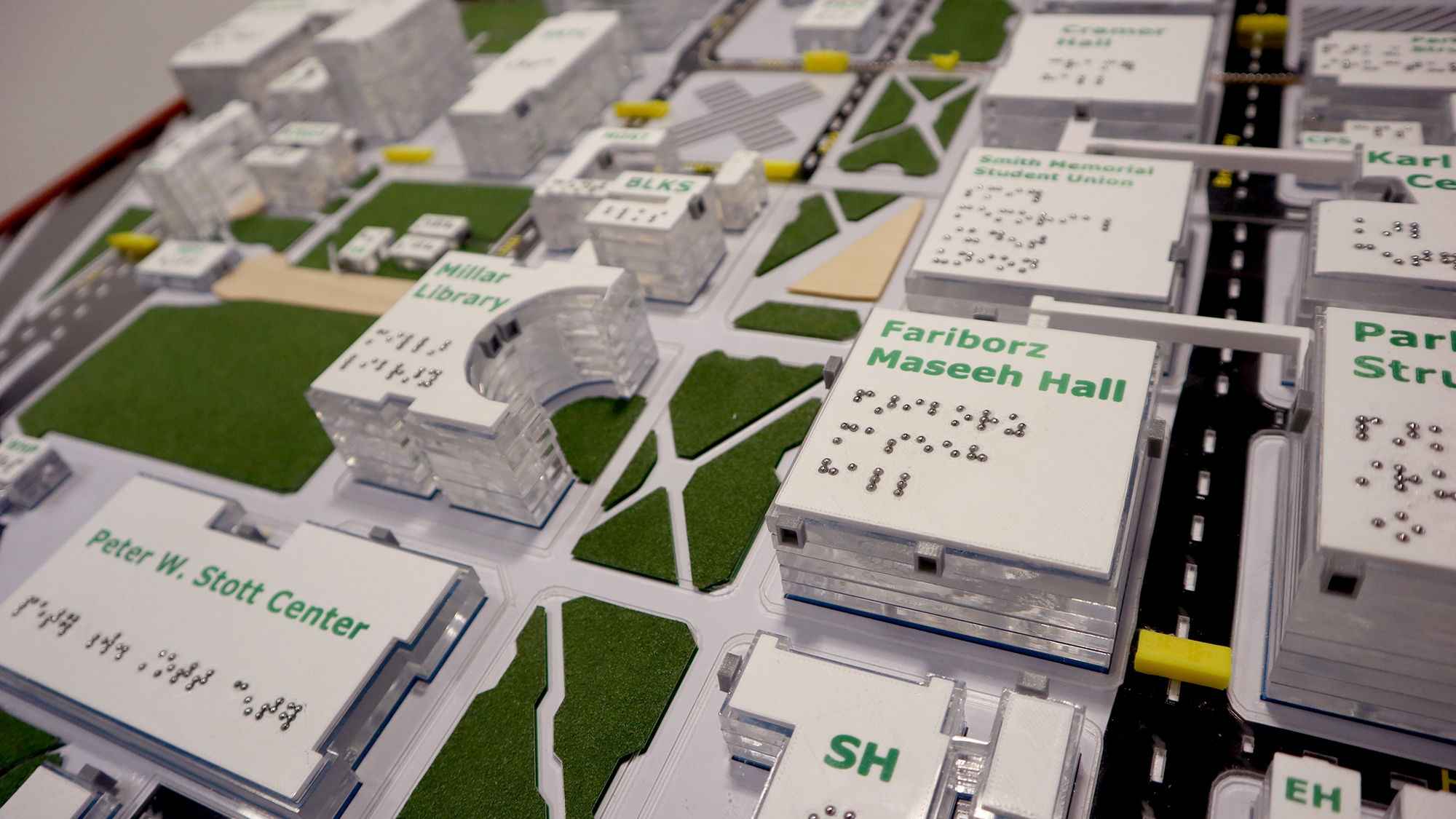 Tactile Campus Map Portland State University