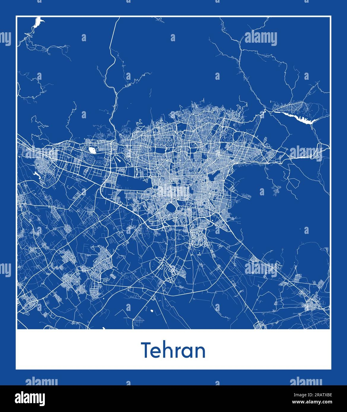 tehran city map