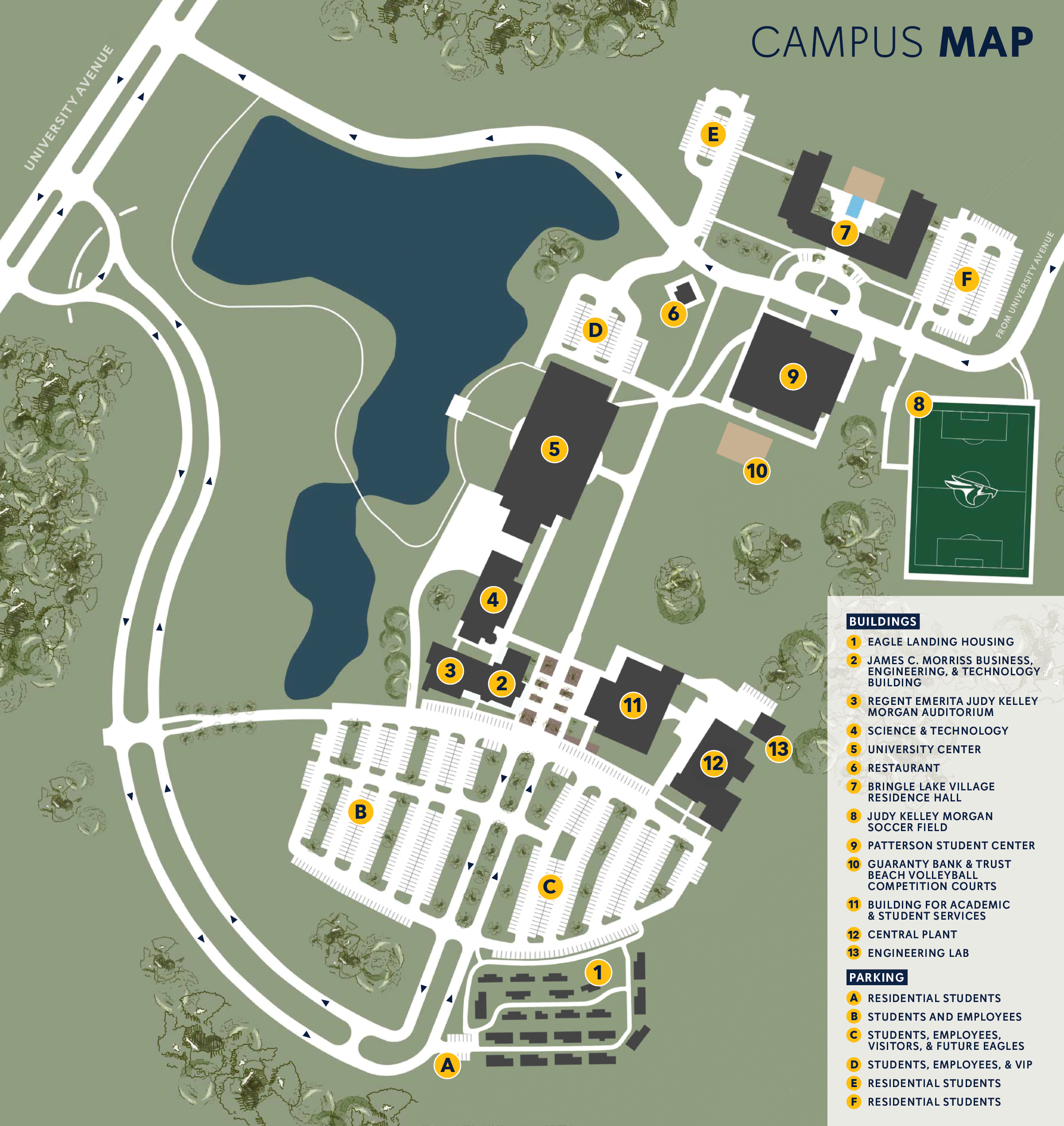 Texas A M Texarkana TAMUT Campus Map