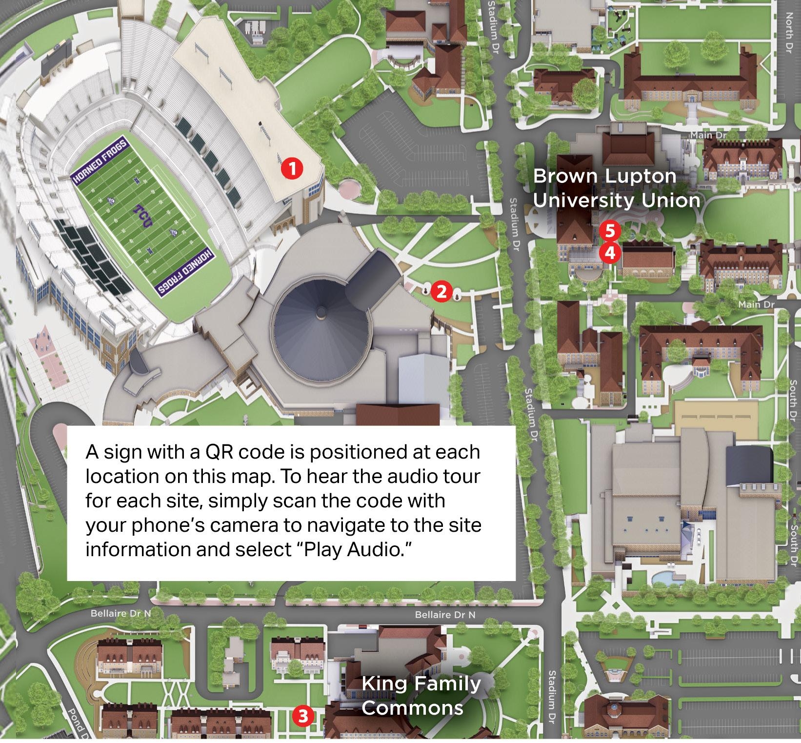 map of tcu campus