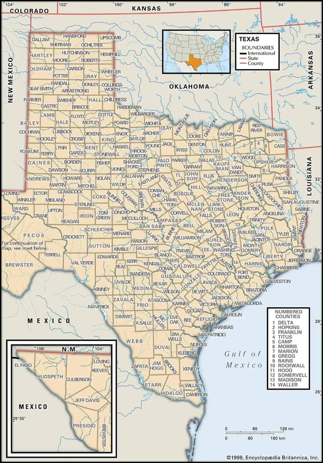 Texas County Maps Interactive History Complete List