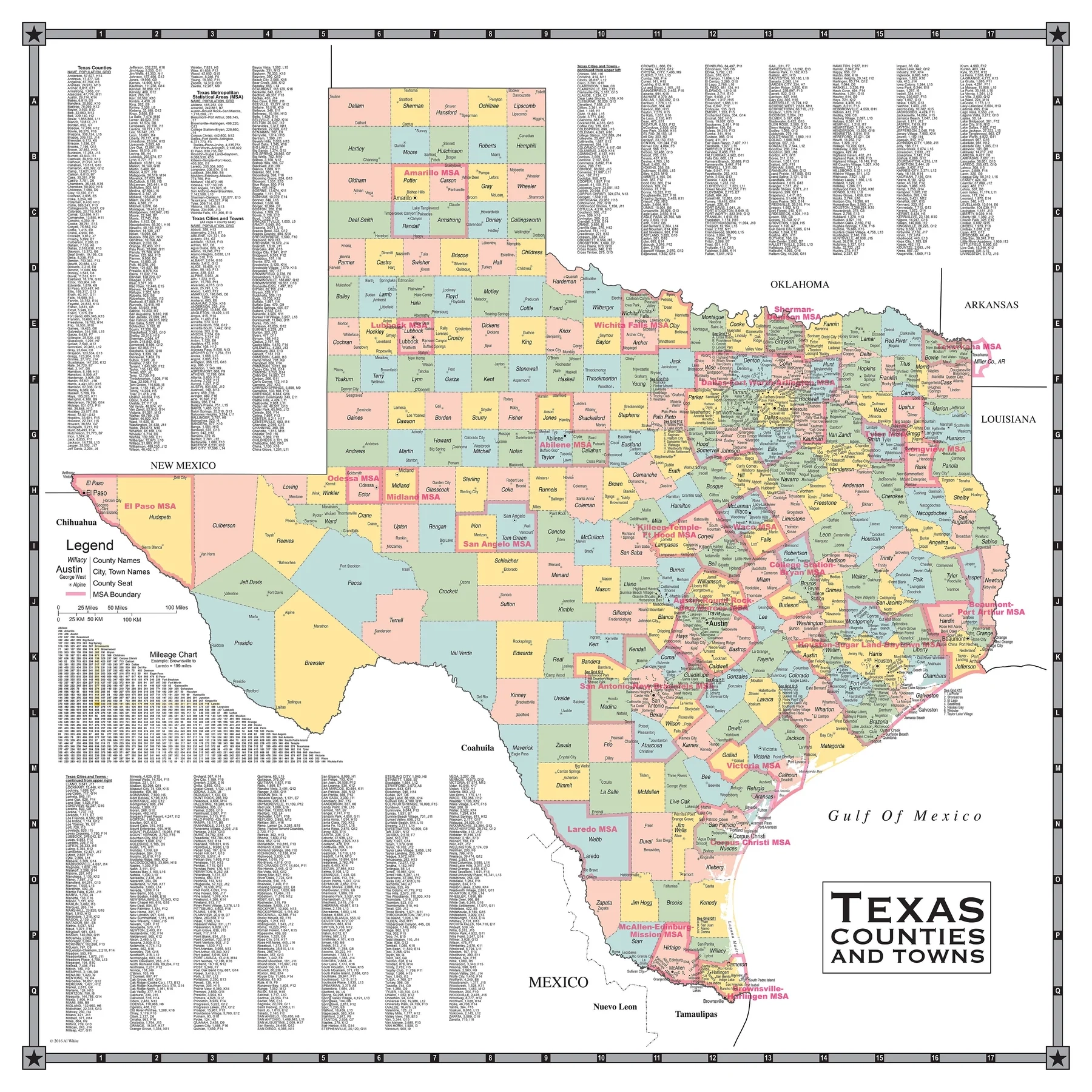 map of tx counties