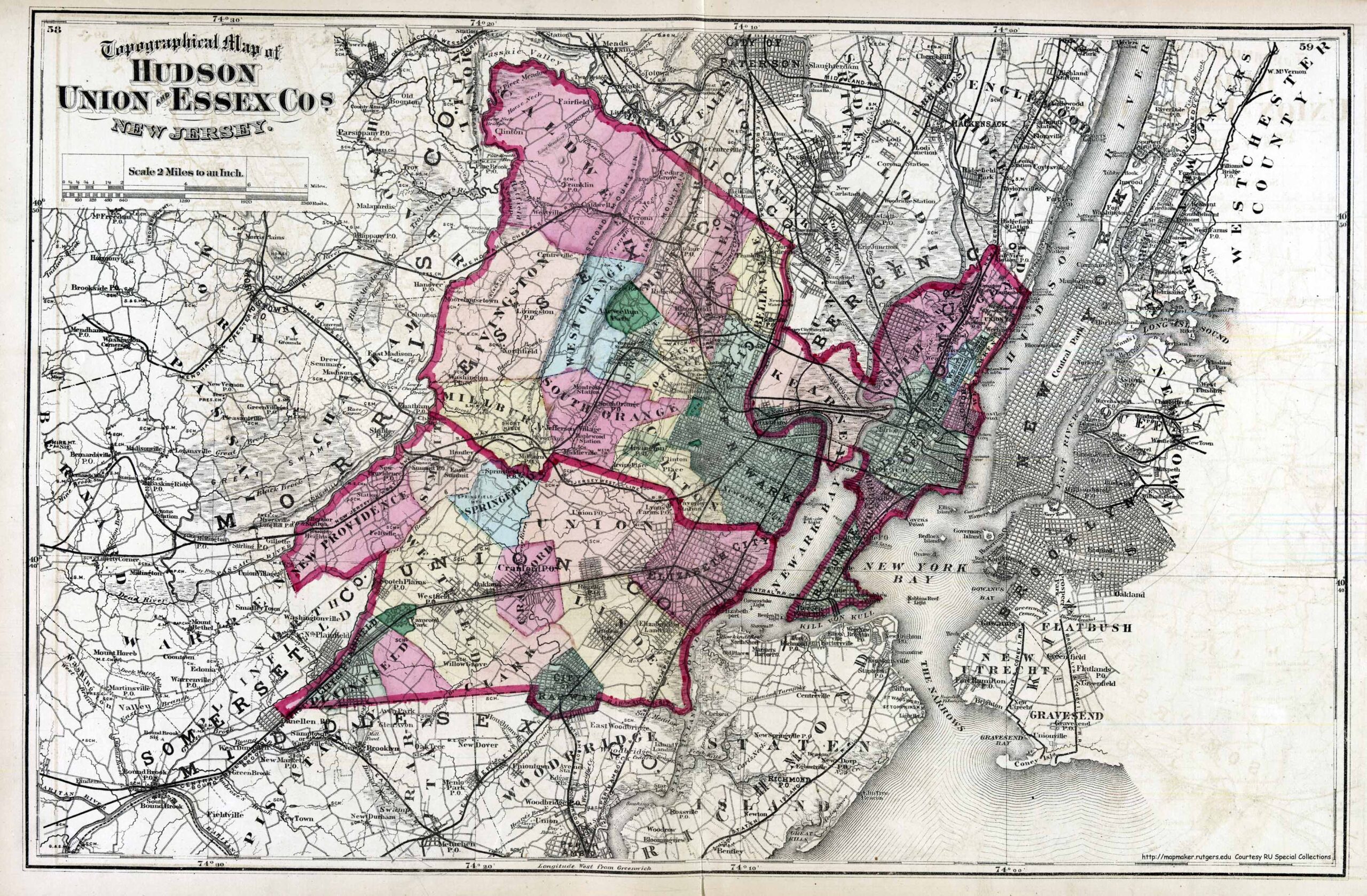 hudson county map nj hudson county map nj