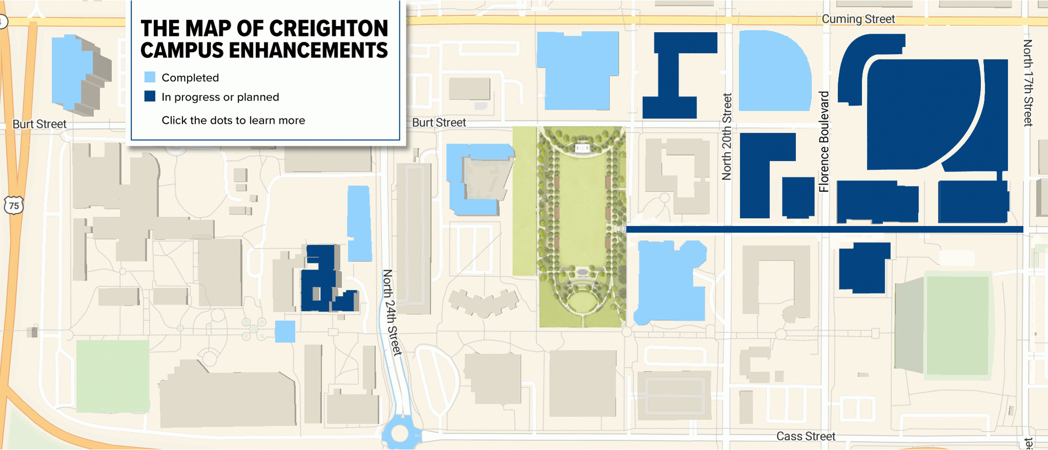 The Map Of Campus Enhancements Alumni And Friends