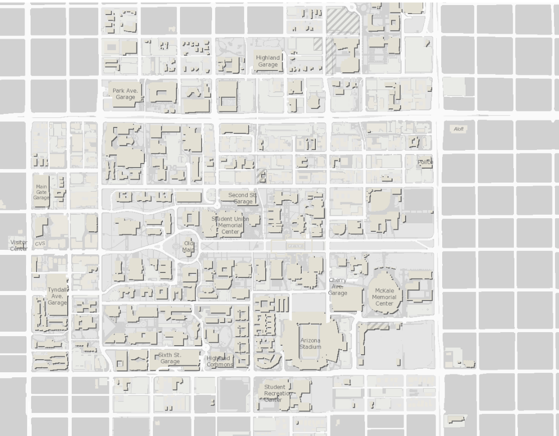 The University Of Arizona Campus Maps