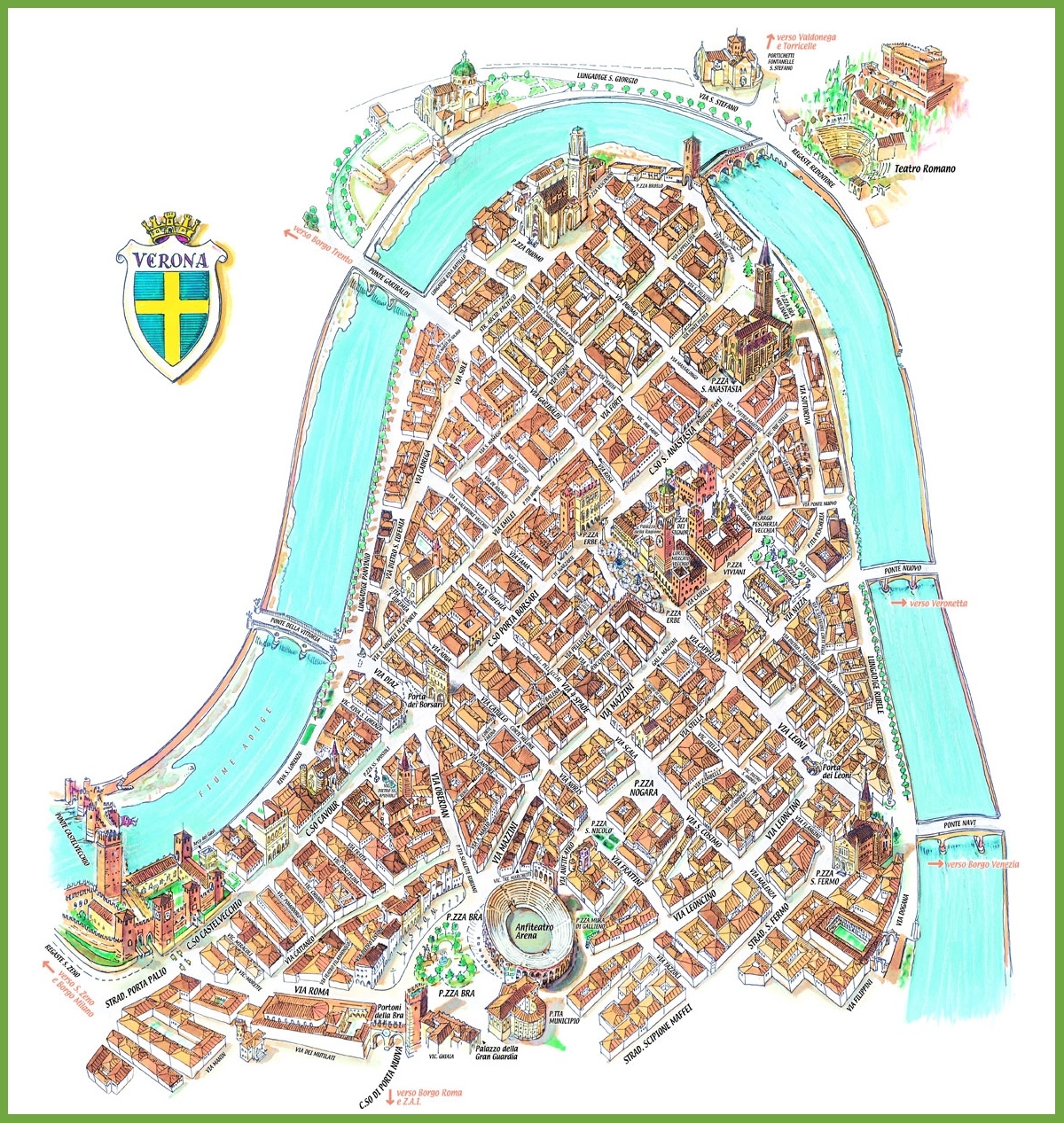 verona city map