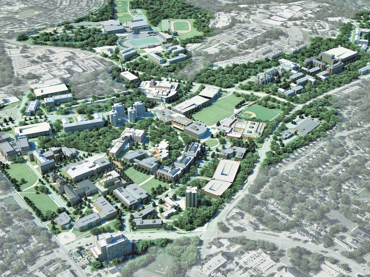 towson university map of campus towson university map of campus