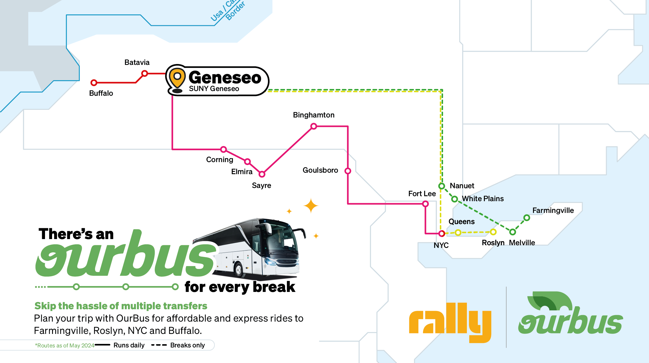 suny geneseo campus map