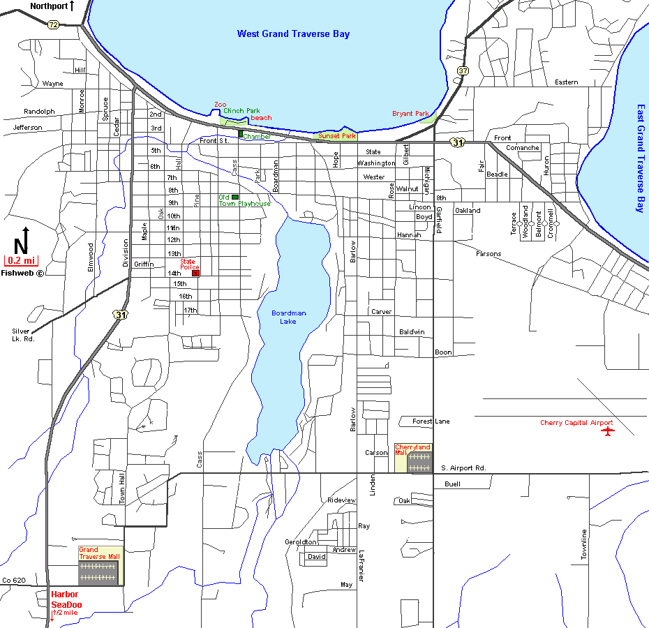 Traverse City Grand Traverse County Michigan Interactive 