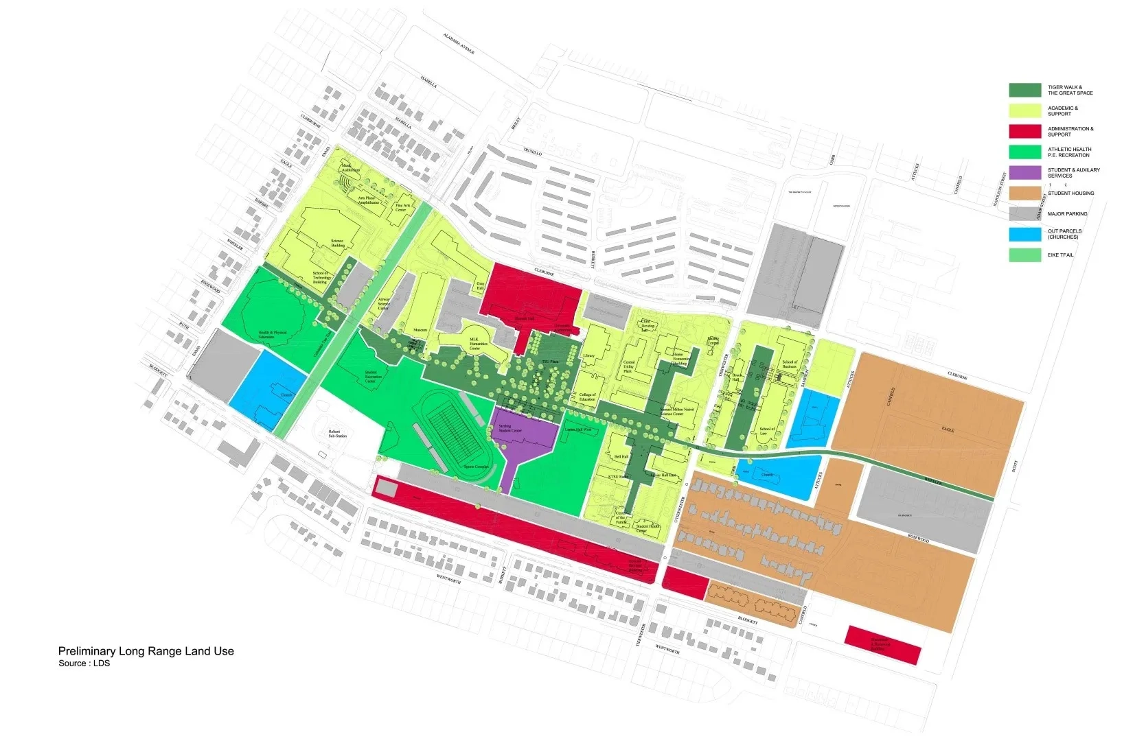 TSU Campus Master Plan L ds Architects Planners