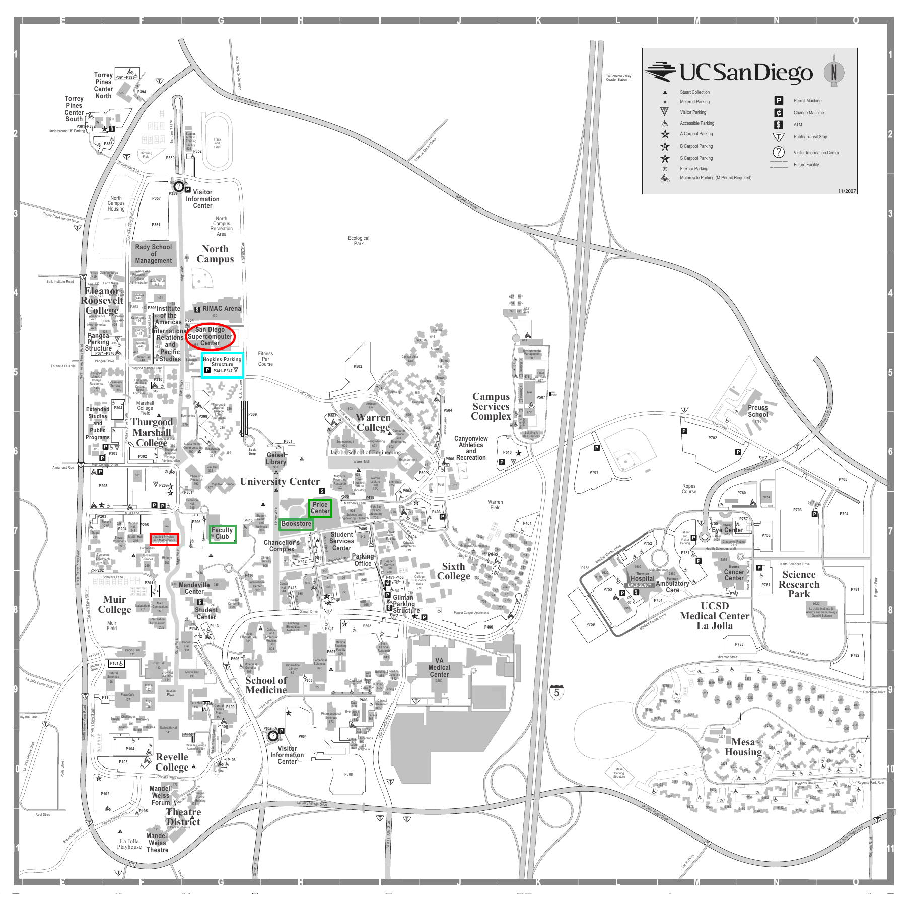 UC San Diego Campus Map