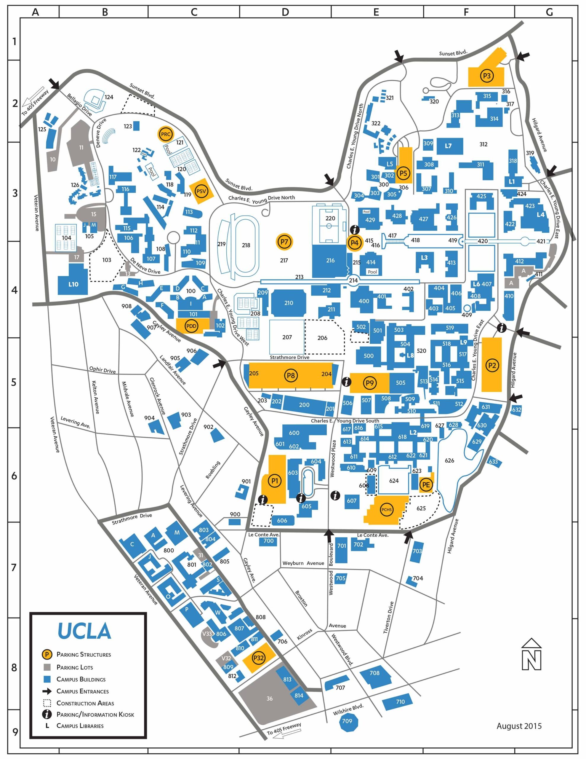 UCLA Campus Map By Avenza Systems Inc Avenza Maps