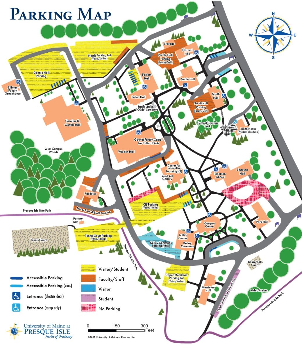 UMPI Campus Map Navigate University Grounds